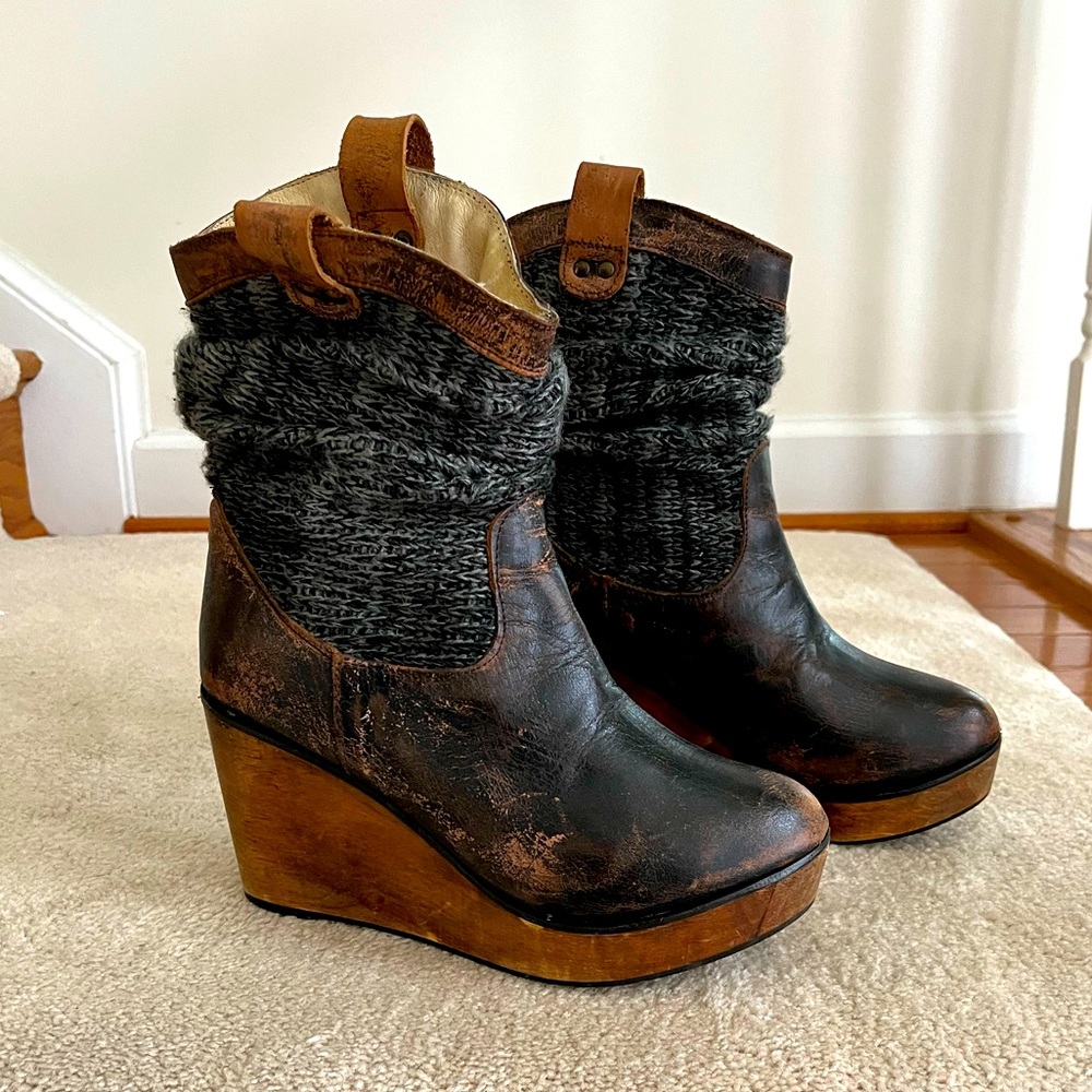 Bed Stu Bruges II Platform Wedge Boot